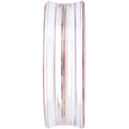 46mm Acrylic Pink Grandma's Wallpaper Flowered Saddle Plug