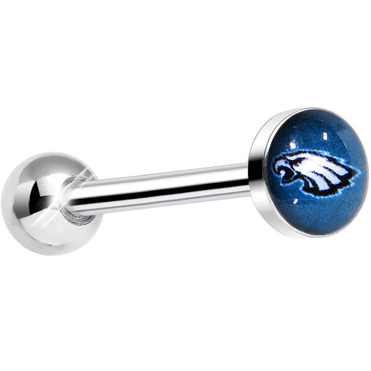 Officially Licensed NFL Philadelphia Eagles Barbell Tongue Ring