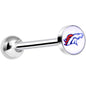 Officially Licensed NFL Denver Broncos Barbell Tongue Ring