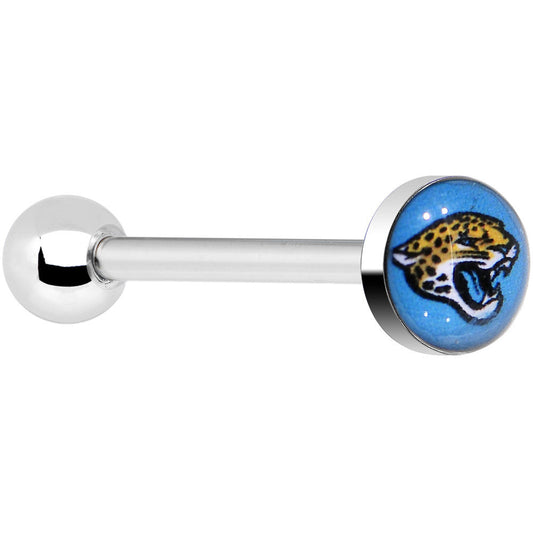 Officially Licensed NFL Jacksonville Jaguars Barbell Tongue Ring