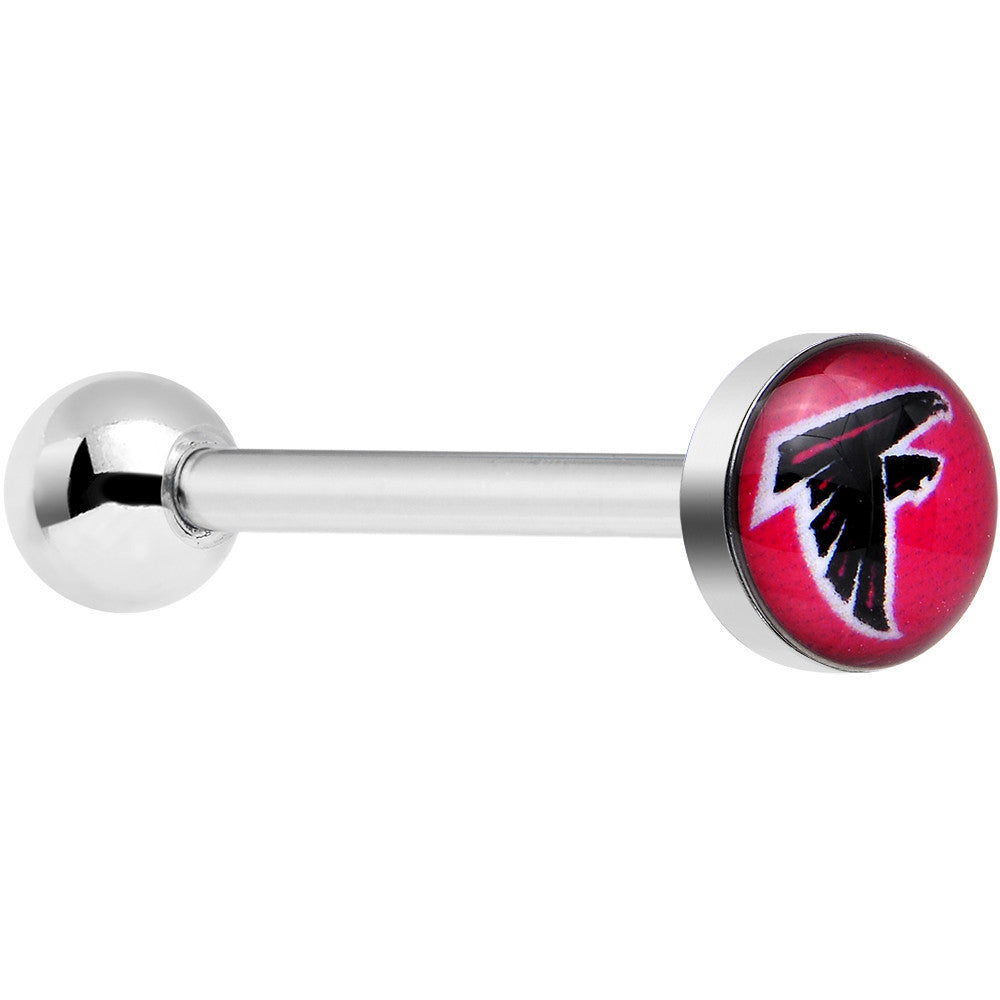 Officially Licensed Atlanta Falcons Barbell Tongue Ring