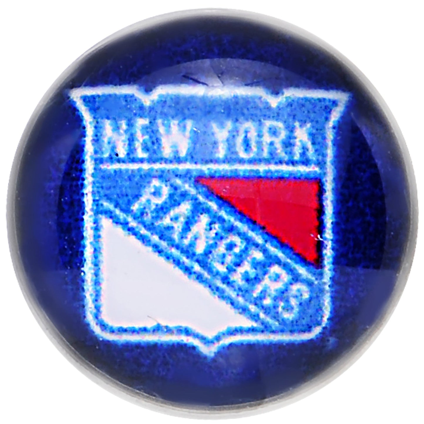 Officially Licensed NHL New York Rangers Logo Tongue Ring