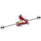 14 Gauge Licensed MLB Steel St Louis Cardinals Industrial Barbell 38mm