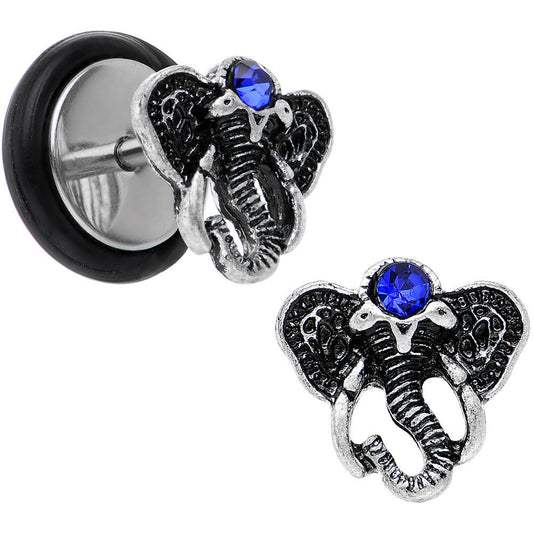 Blue Gem Elegant Elephant Cheater Plug