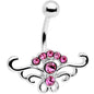 Pink Gem Summer Breeze Belly Ring