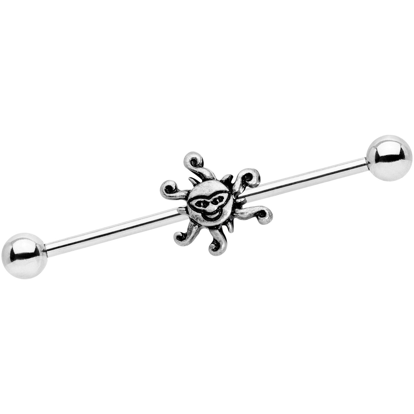 14 Gauge Summer Sunshine Industrial Barbell 38mm