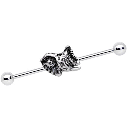 14 Gauge Natures Own Design Elephant Industrial Barbell 38mm