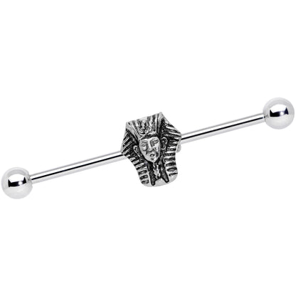 14 Gauge Moveable Mighty Pharaoh Industrial Barbell 38mm