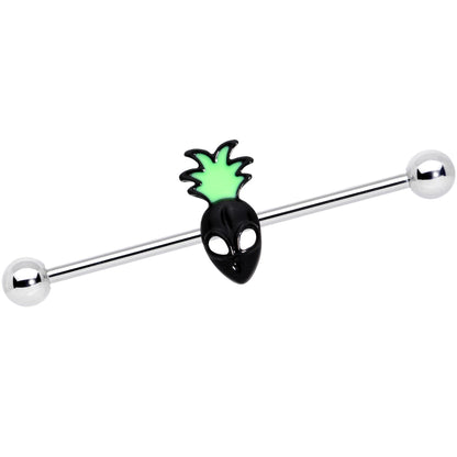 14 Gauge Green Black Sneaky Pineapple Alien 38mm