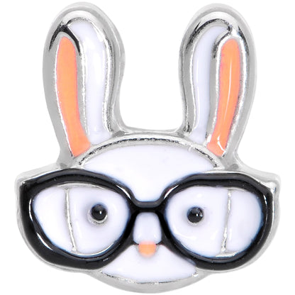 16 Gauge 1/4 Nerdy Easter Bunny Cartilage Tragus Earring