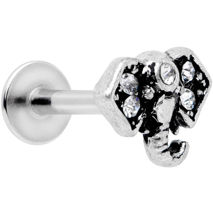 16 Gauge 5/16 Clear Gem Regal Elephant Labret Monroe Tragus