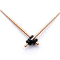 Rose Gold Tone Anodized Straight Taper Set Available in Sizes  14 Gauge to 00 Gauge