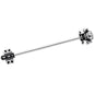 14 Gauge Renaissance Flair Industrial Barbell 38mm