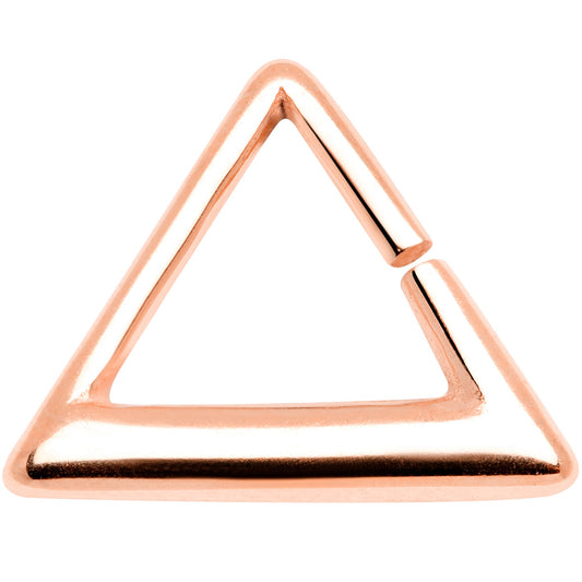 16 Gauge 5/16 Rose Gold Tone Triangle Cartilage Tragus Daith
