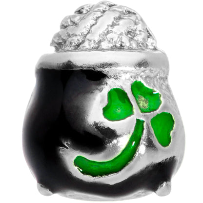 22 Gauge 5/16 St Patricks Day Pot O Gold L Shaped Nose Ring