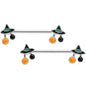 14 Gauge 5/8 Trick or Treat Witch Hat Halloween Nipple Ring Set