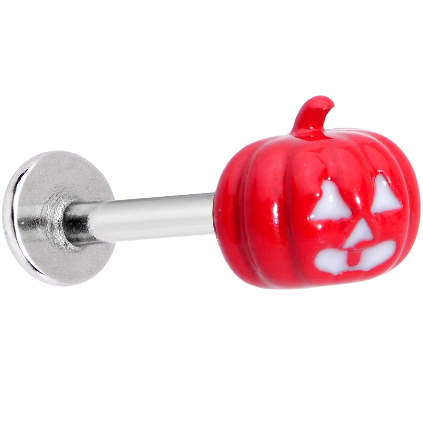 16 Gauge 5/16 Orange Pumpkin Halloween Labret Monroe Tragus