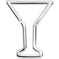 16 Gauge 5/16 Bottoms Up Wineglass Erlenmeyer Flask Closure Ring