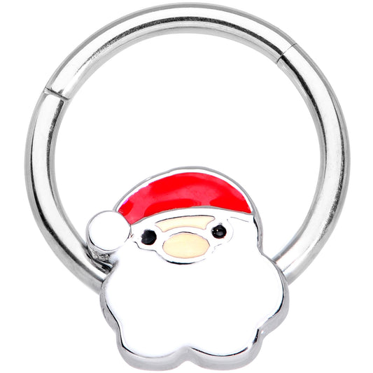 16 Gauge 3/8 Santa Claus Christmas Hinged Segment Ring