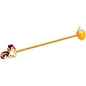 14 Gauge Gold Tone Squirrel Acorn Industrial Barbell 38mm