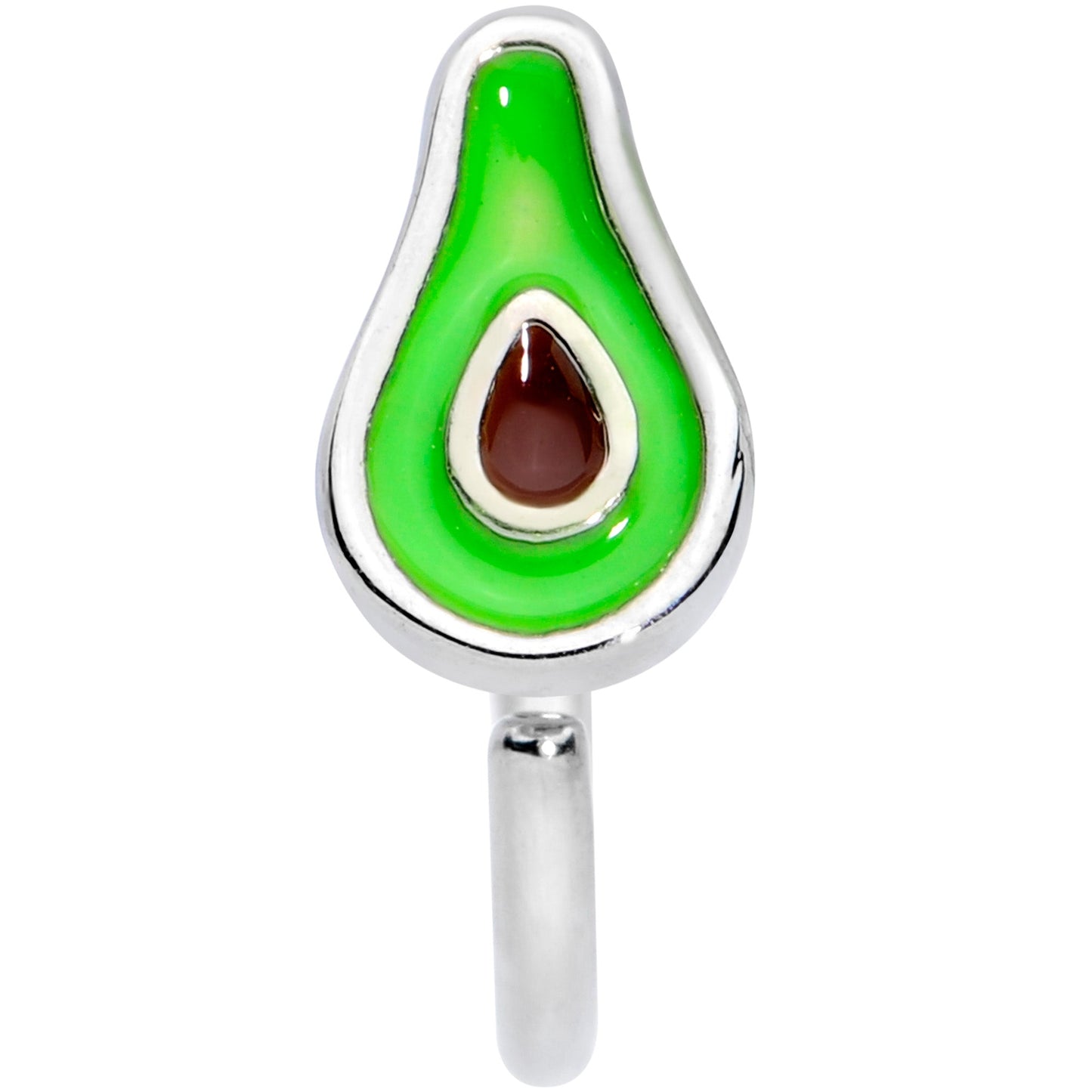16 Gauge 3/8 Green Groovy Avocado Closure Ring