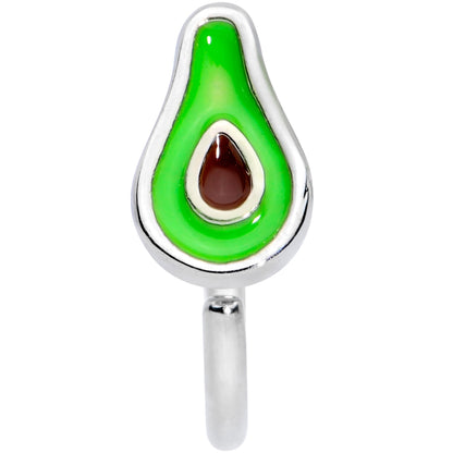 16 Gauge 3/8 Green Groovy Avocado Closure Ring
