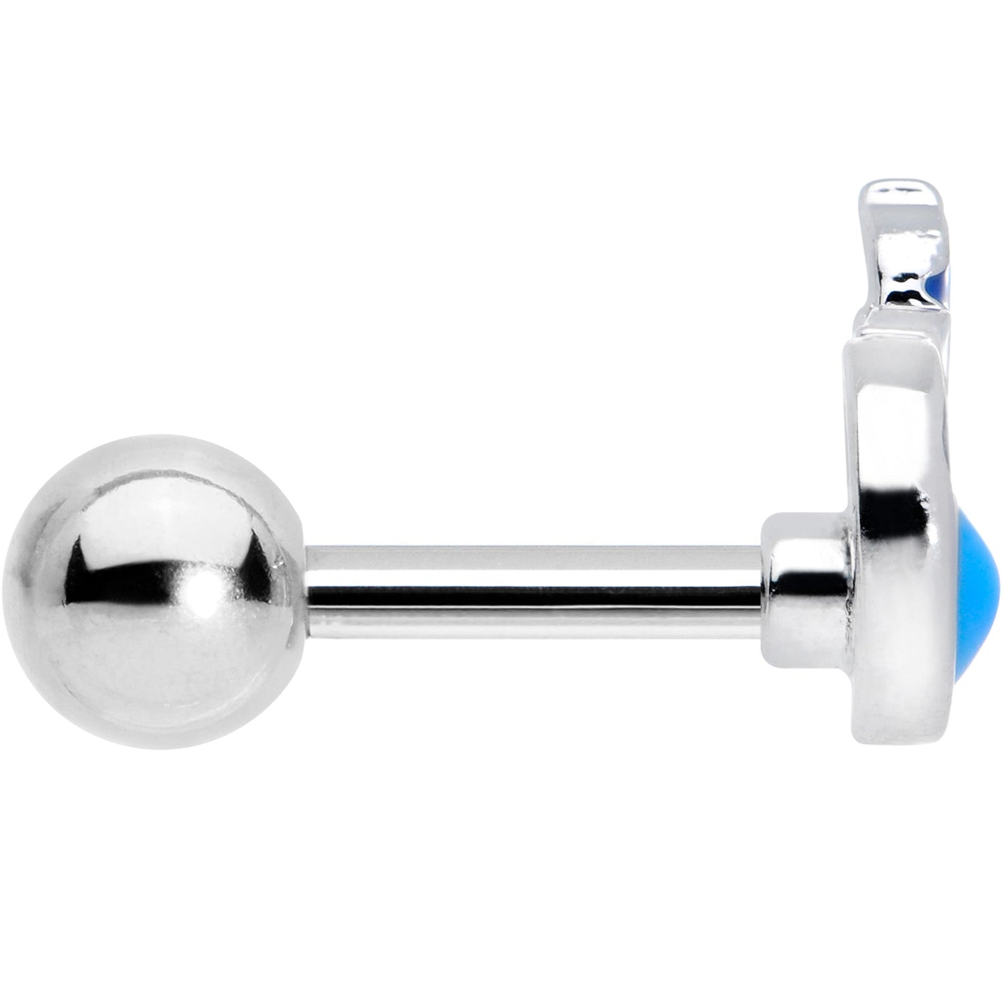 16 Gauge 1/4 Whale in the Water Nautical Cartilage Tragus