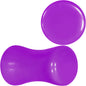 Purple Acrylic Saddle Plug Set 8 Gauge to 00 Gauge