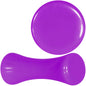 Purple Acrylic Saddle Plug Set 8 Gauge to 00 Gauge