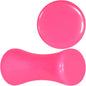Hot Pink Acrylic Saddle Plug Set 8 Gauge to 00 Gauge