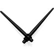 Black Matte Acrylic Straight Taper Set Available in Sizes 12 Gauge to 00 Gauge