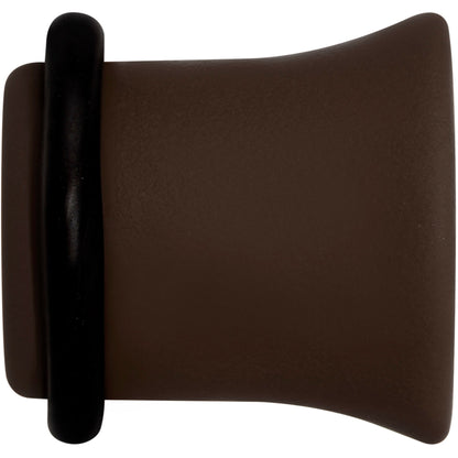 Delicious Dark Brown Matte Acrylic Single Flare Plug Set