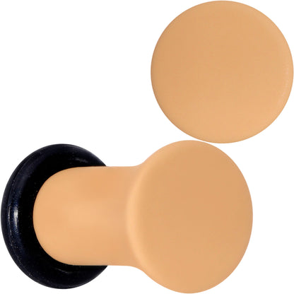 Terrific Tan Matte Acrylic Single Flare Plug Set