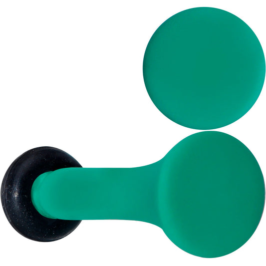 Glorious Green Matte Acrylic Single Flare Plug Set