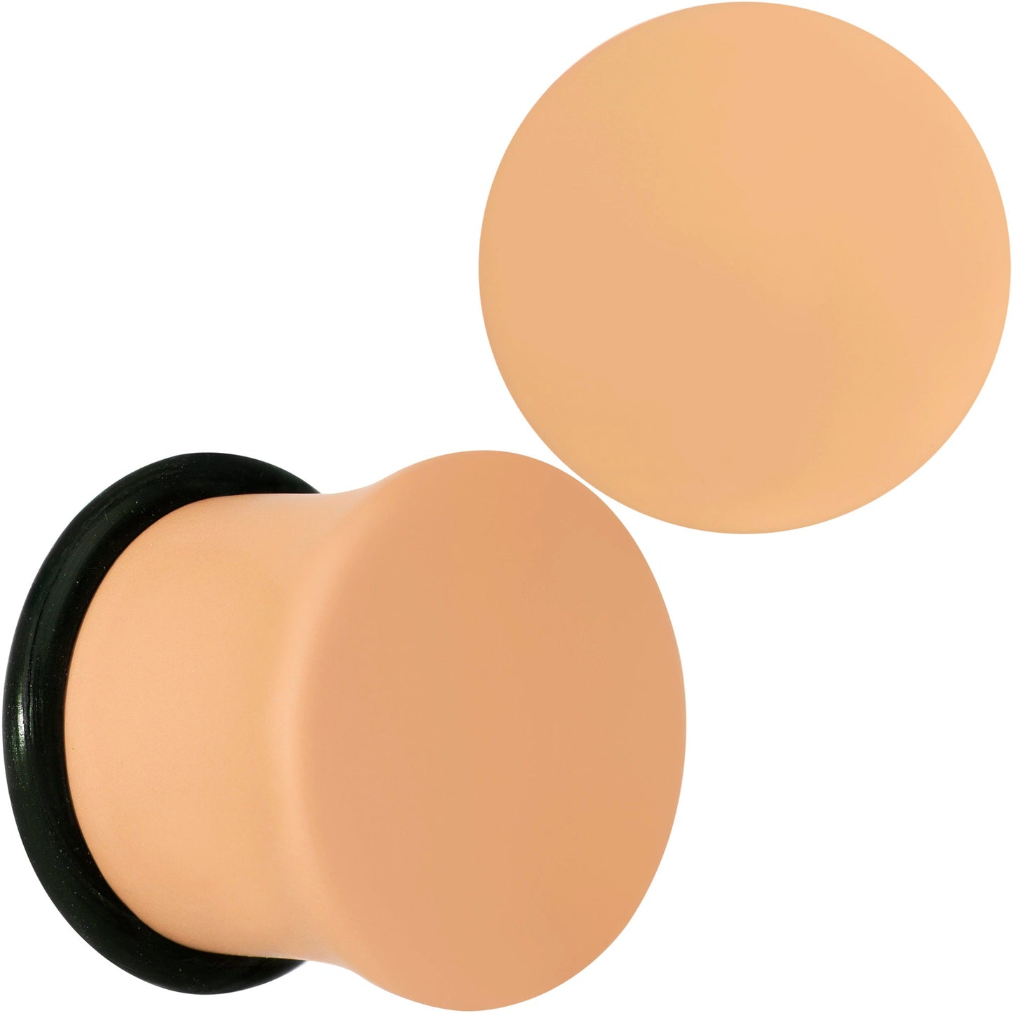 Terrific Tan Matte Acrylic Single Flare Plug Set