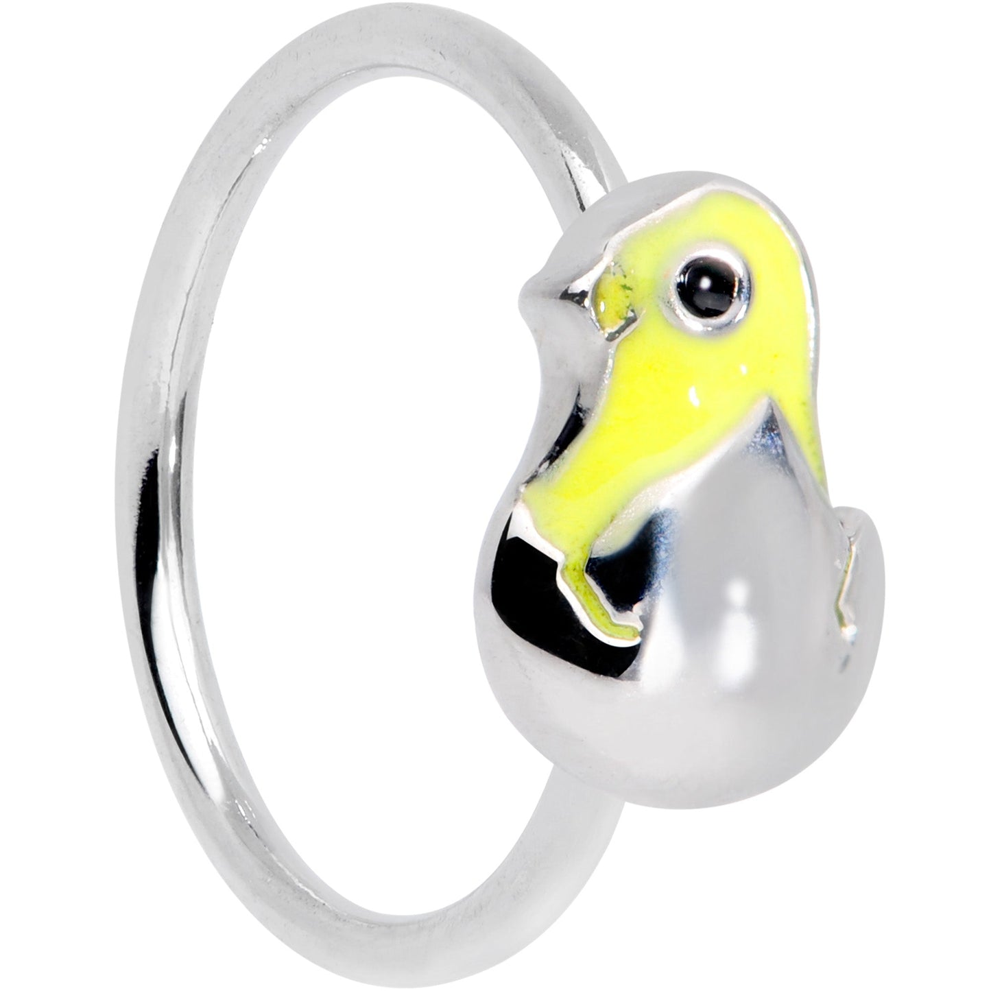 18 Gauge 3/8 Hatching Easter Chick Nose Hoop