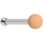 20 Gauge 1/4 Tan Matte 2mm Nose Bone