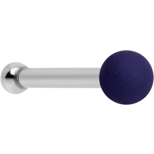 20 Gauge 1/4 Dark Blue Matte 2mm Nose Bone