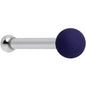 20 Gauge 1/4 Dark Blue Matte 2mm Nose Bone