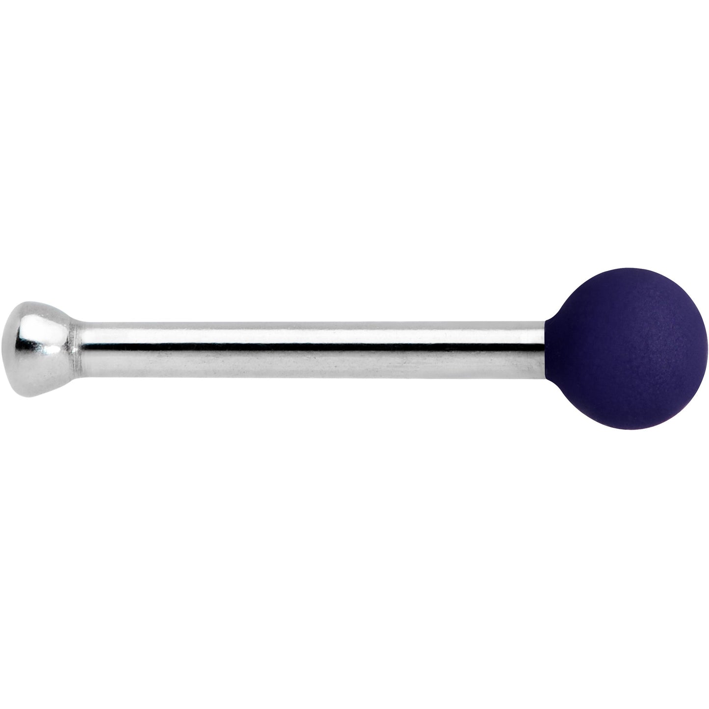 20 Gauge 1/4 Dark Blue Matte 2mm Nose Bone