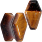 Brown Tiger Eye Coffin Halloween Double Flare Plug Set