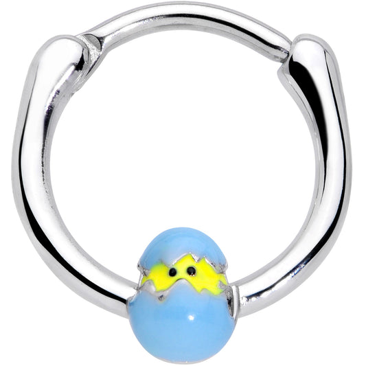 16 Gauge 3/8 Blue Easter Egg Chick Cartilage Clicker