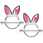 14 Gauge 11/16 Easter Bunny Ears Nipple Shield Set