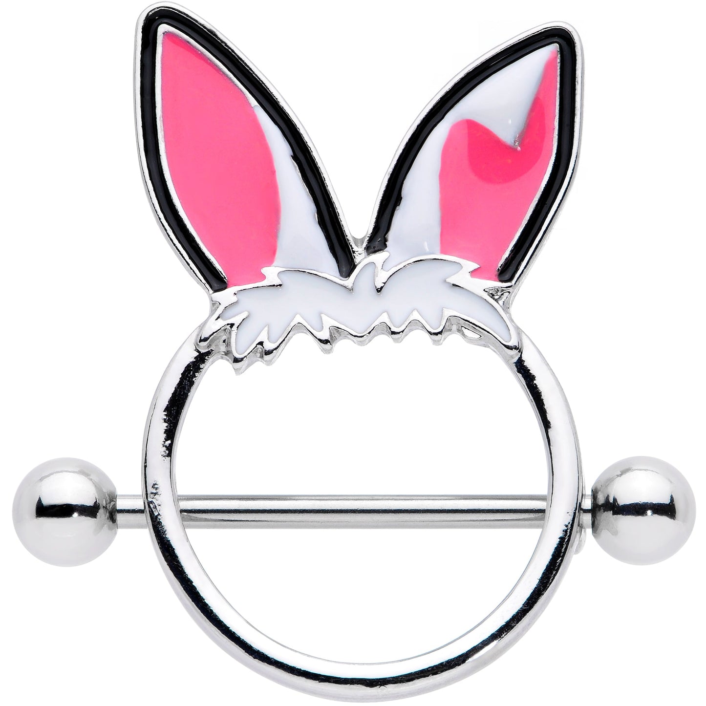 14 Gauge 11/16 Easter Bunny Ears Nipple Shield Set