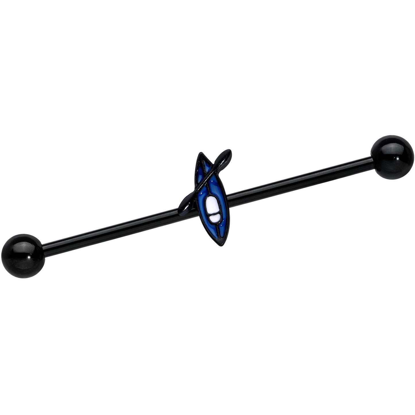 14 Gauge Black Blue Summer Kayak Boat Industrial Barbell 38mm