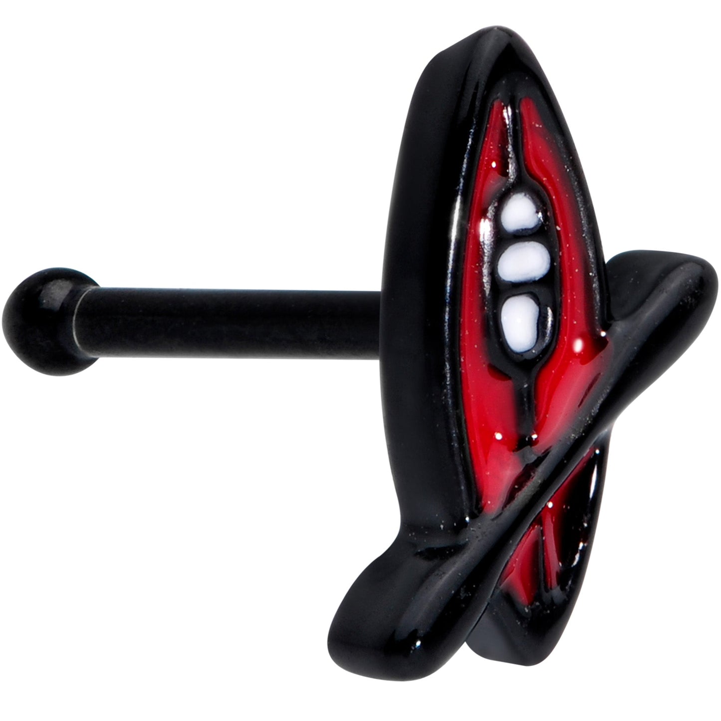 20 Gauge 1/4 Black Red Summer Kayak Boat Nose Bone