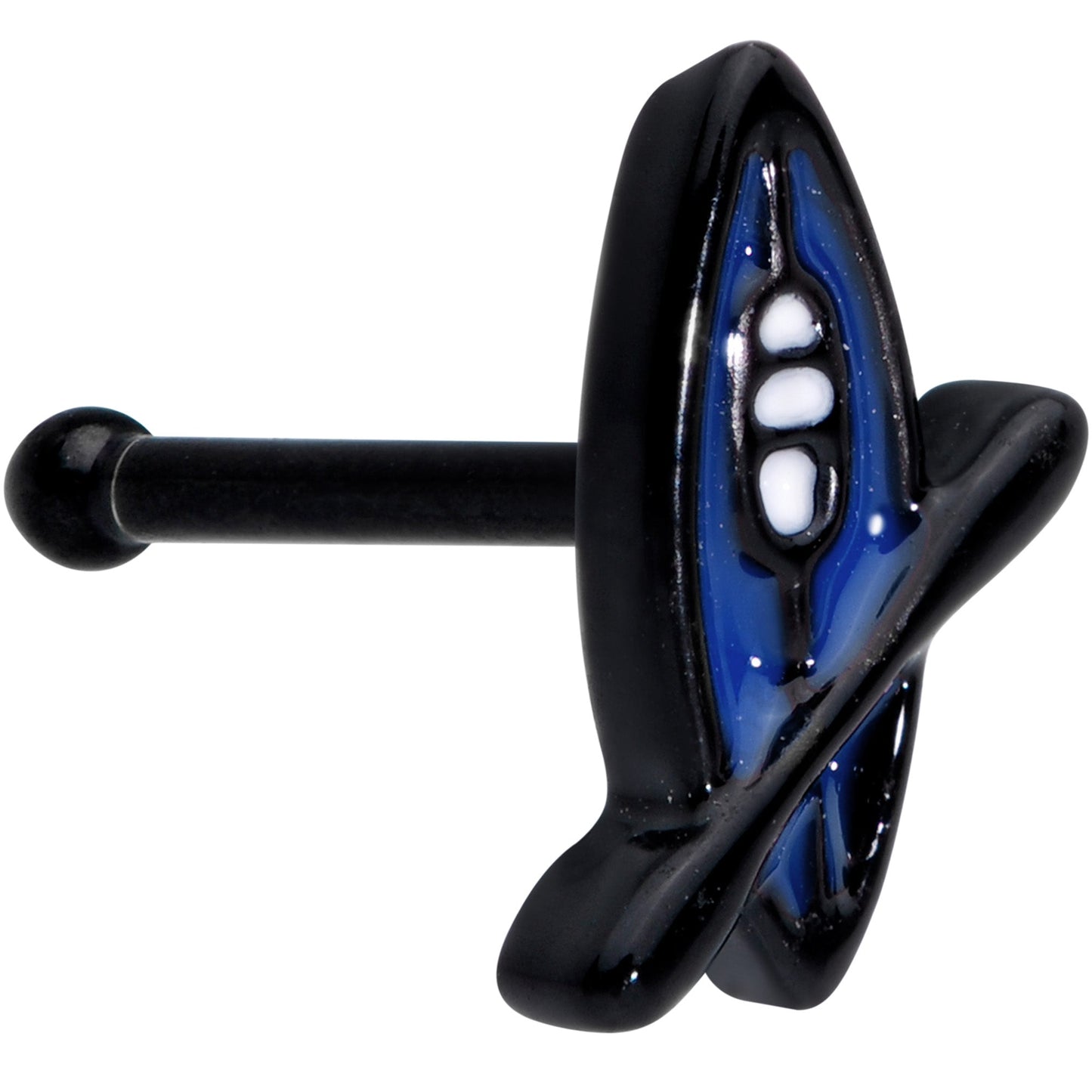 20 Gauge 1/4 Black Blue Summer Kayak Boat Nose Bone