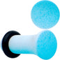 Blue White Ombre Matte Acrylic Single Flare Plug Set