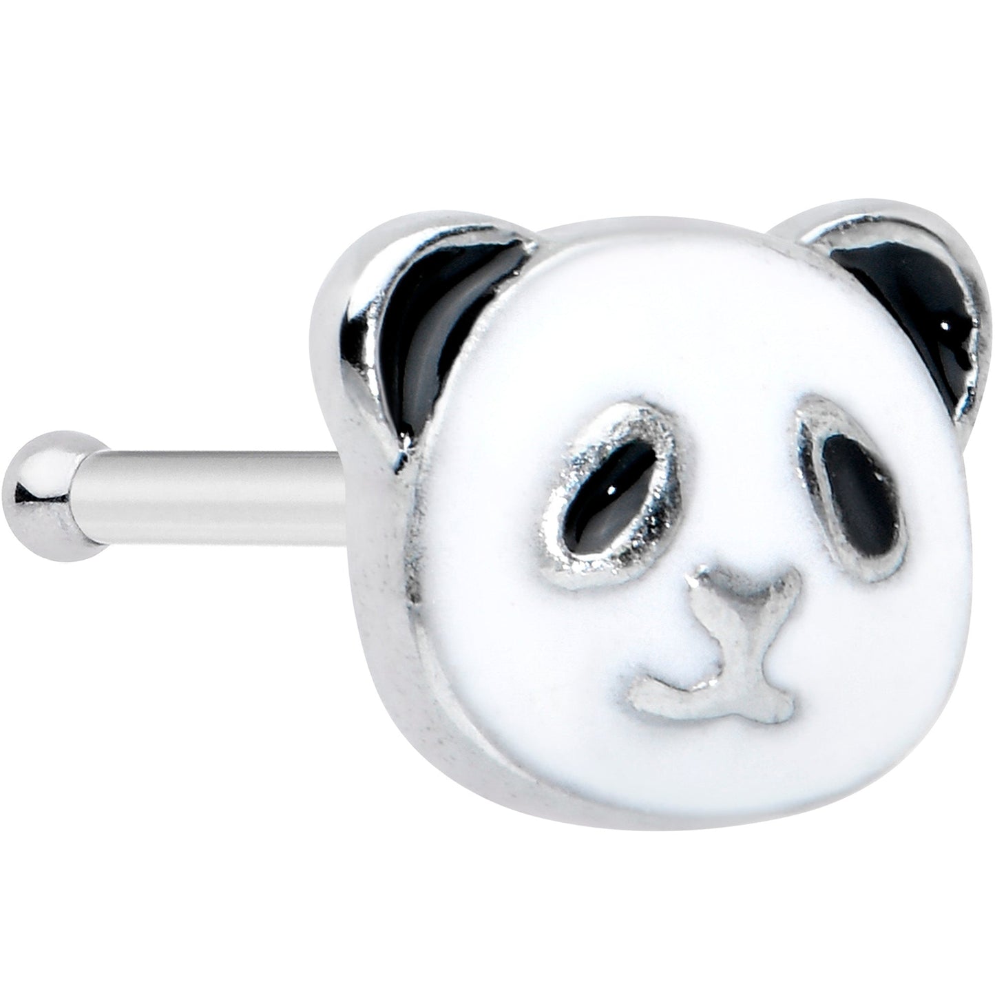 20 Gauge 1/4 Cutie Face Panda Nose Bone