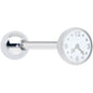 Cute Little Clock Barbell Tongue Ring